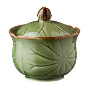 ceramic bowl lotus collection sugar bowl
