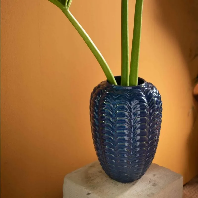 Flower Vase Varied Blue - Image 3