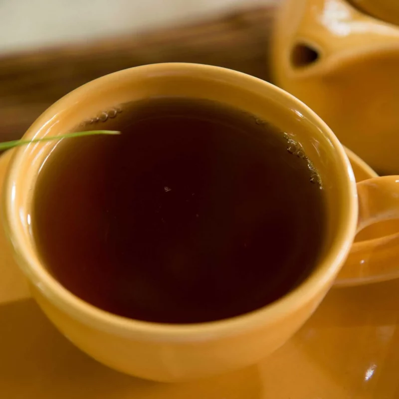 Classic Round Coffee/Tea Cup Yellow Gloss - Image 3