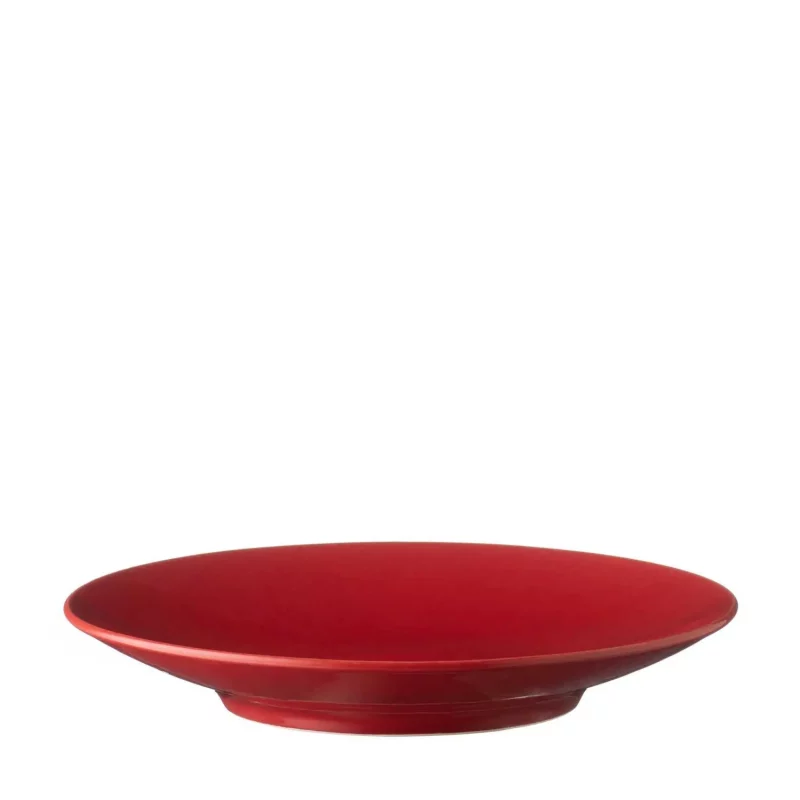 Classic Curved Bread & Butter Plate Ferrari Red Gloss - Image 2