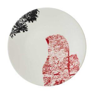 ceramic plate davina stephens dessert plate dining jenggala artwork ceramic salad plate