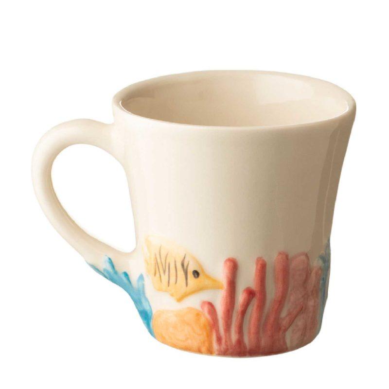 Coral Mug with Lid