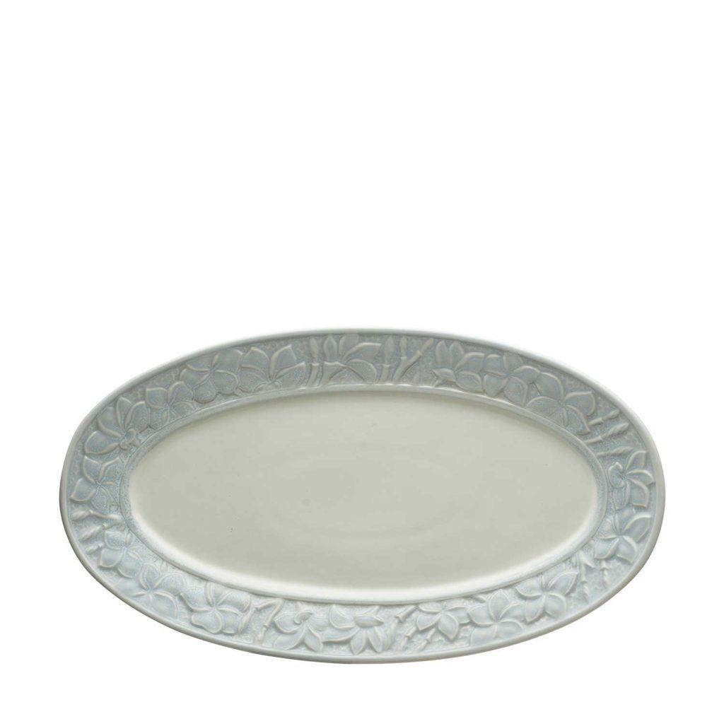 Frangipani Oval Plate by Lukas
