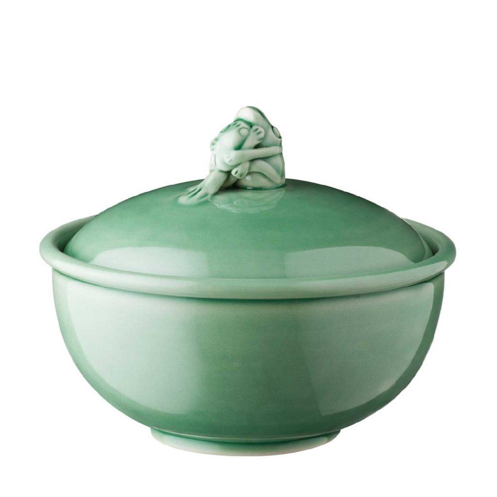 Frog Soup Bowl With Lid