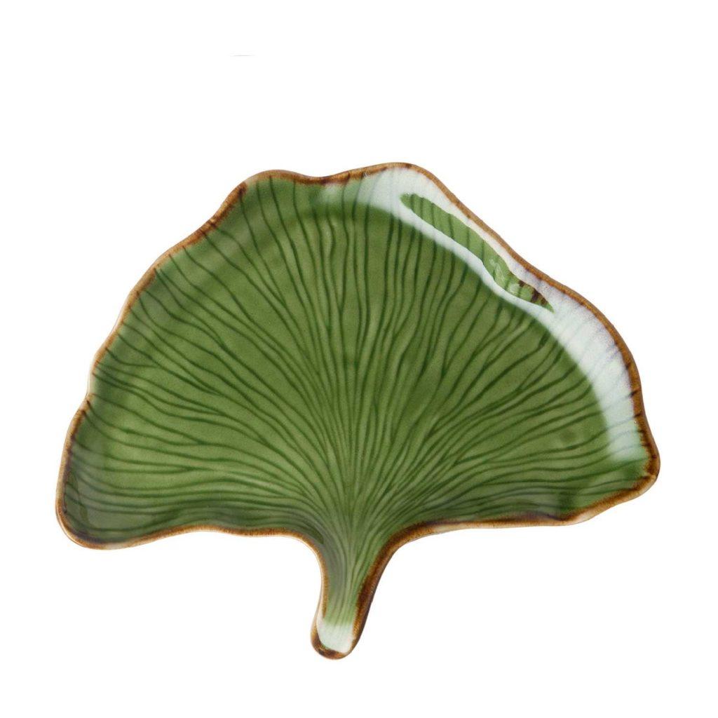 Ginko Leaf Bread & Butter Plate