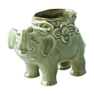 elephant style flower vase vase