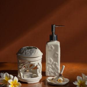 frangipani collection inacraft award frangipani soap dispenser