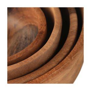 soup bowl teak wood wooden wooden bowl