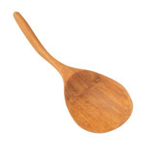 rice spoon teak wood wooden