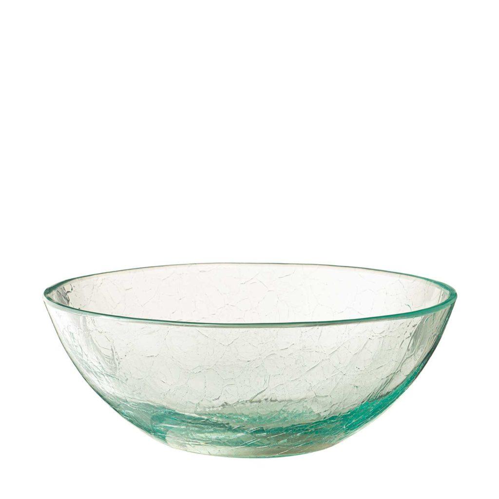 Bowl Glass Crackle