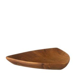 triangle plate wooden wooden plate