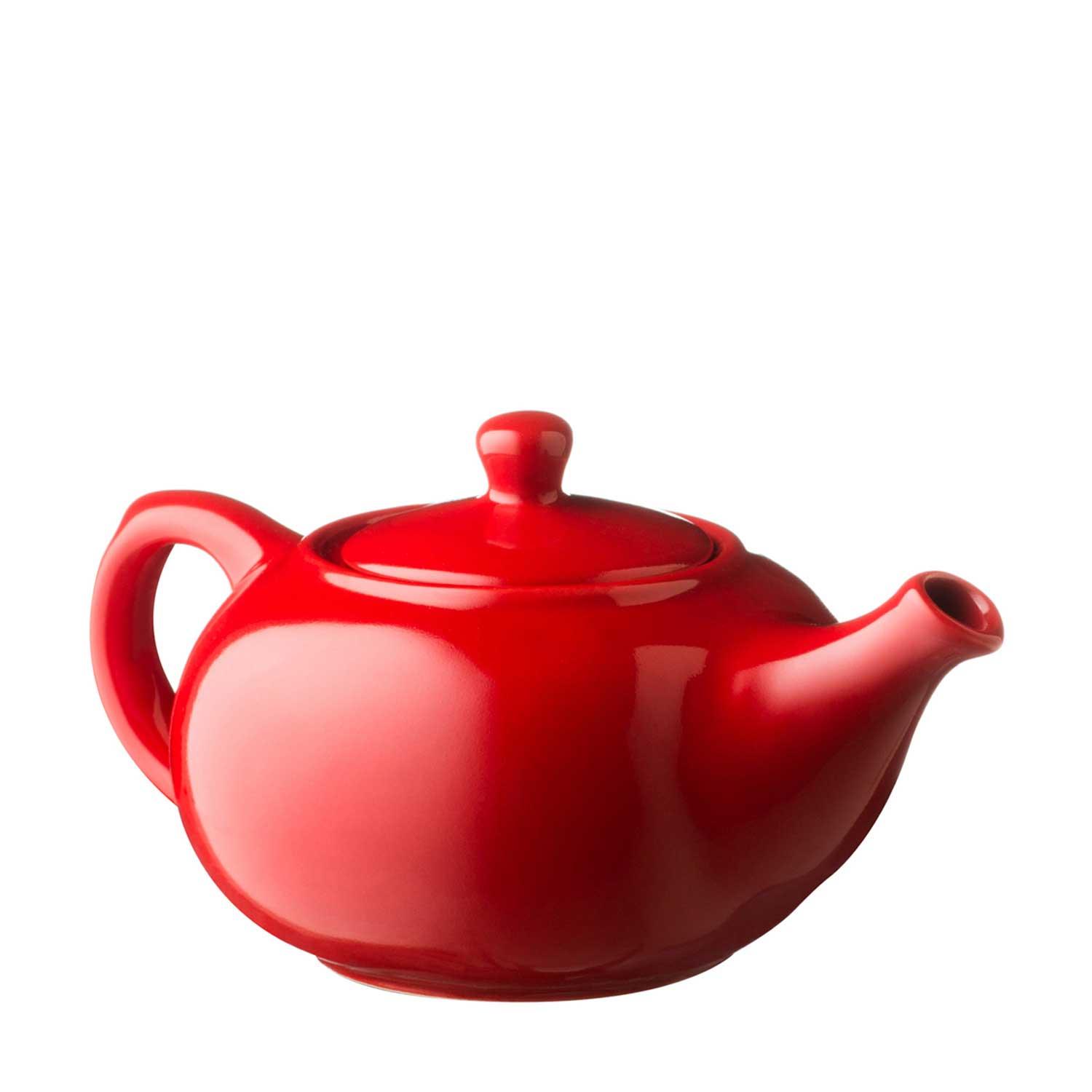 Tea Pot  Ferrari Red Gloss Jenggala Keramik  Bali  Ceramic