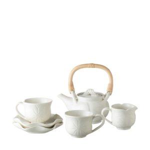 lotus collection tea cup tea set teapot
