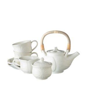lotus collection tea cup tea set teapot