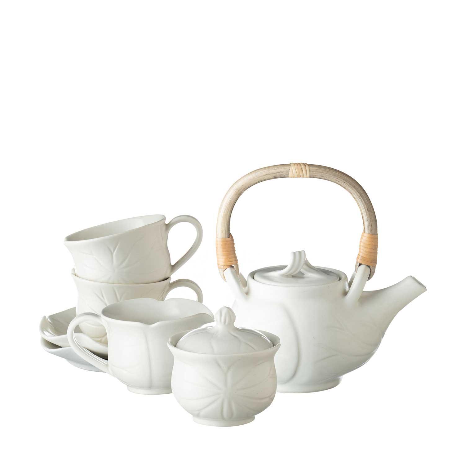 medium lotus tea set