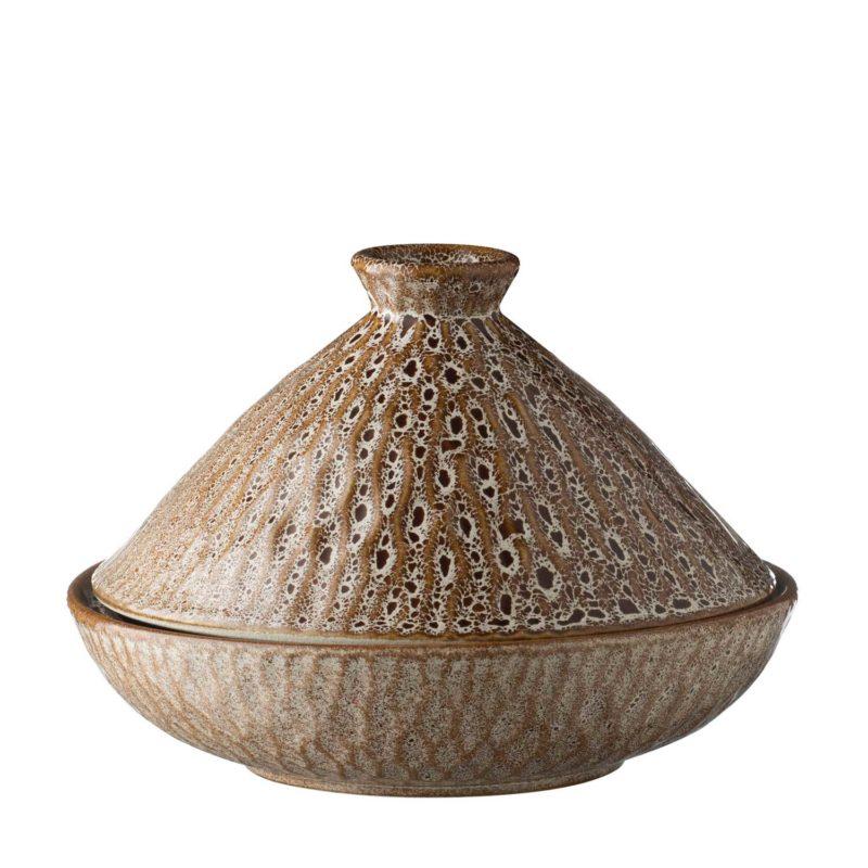 Small Hammered Tagine Bowl Safari Beige - Jenggala Keramik Bali - Ceramic