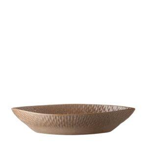 hammered collection oval bowl serving bowl