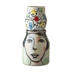 flower vase jenggala artwork ceramic