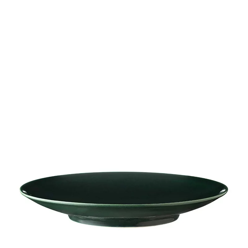 Classic Curved Dinner Plate Emerald Green Jamies - Image 2