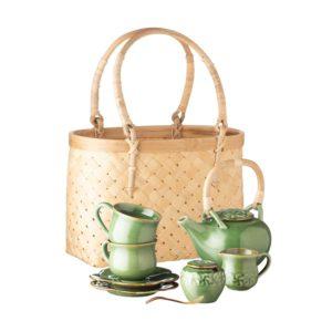frangipani collection tea set