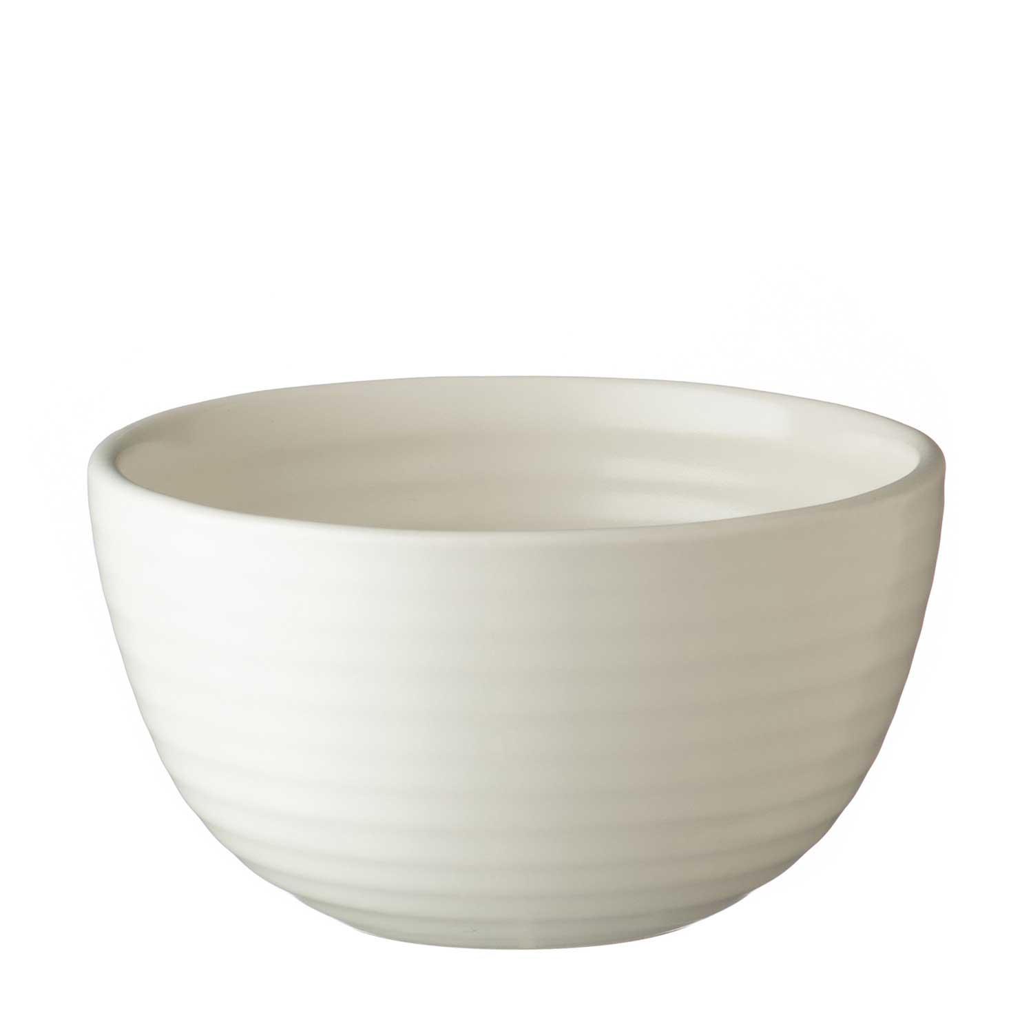 Lines Rice Bowl Cream Kahala - Jenggala Keramik Bali - Ceramic