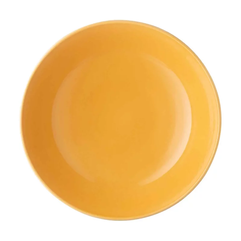 Classic Round Medium Serving Bowl Yellow Gloss - Image 2