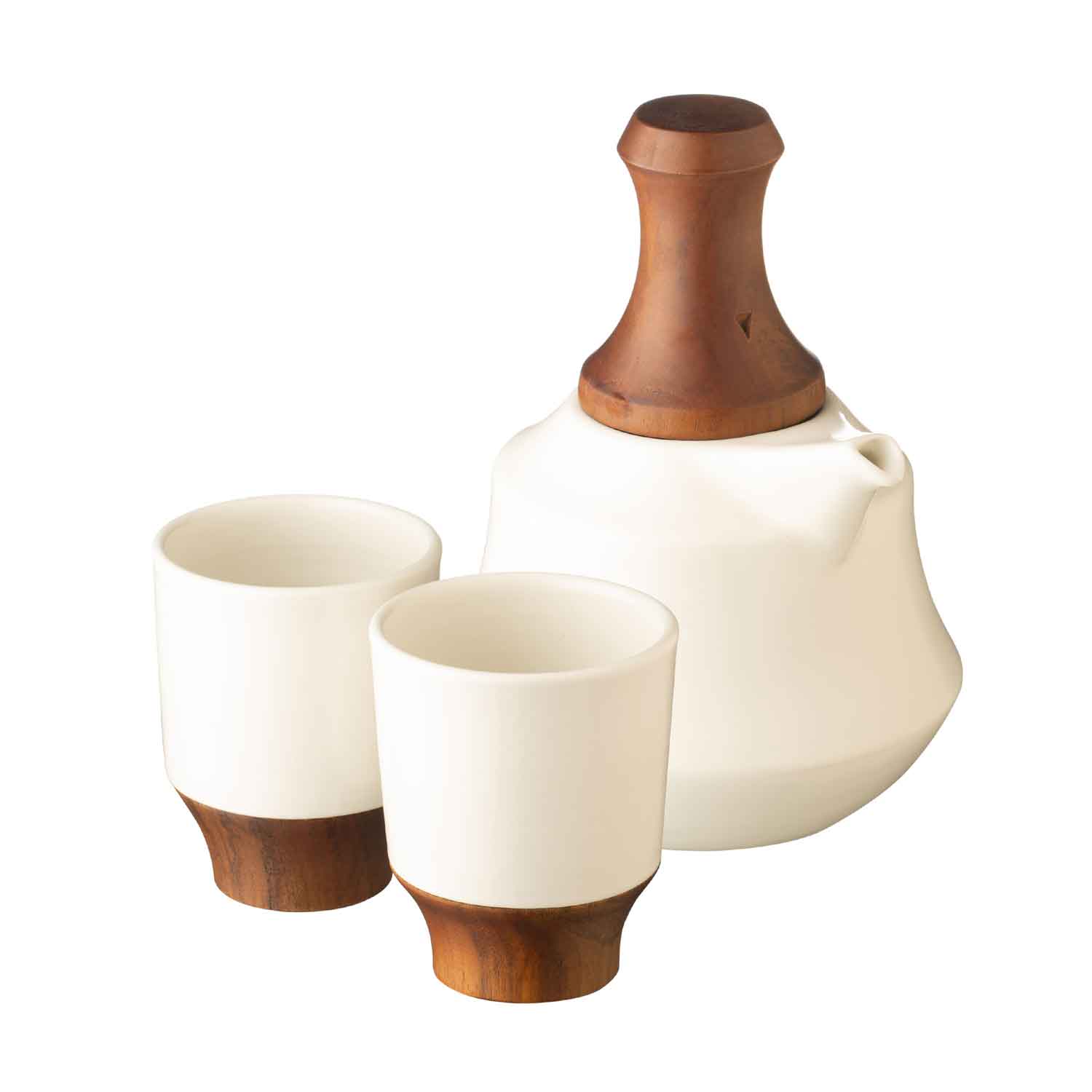 Classic Round Tea/Coffee Pot Cream Kahala - Jenggala Keramik Bali - Ceramic