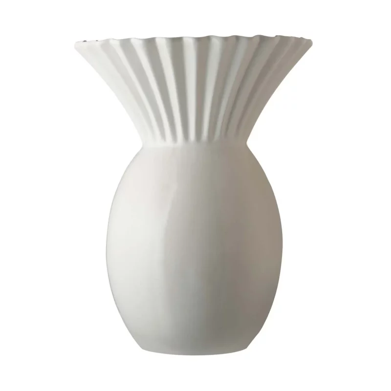 Pineapple Vase by Anne van Borselen Shiny White - Image 2